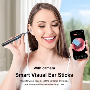Smart Visual Ear Cleaner Set with Camera Otoscope Ear Cleaner Rechargeable Endoscope Earpick